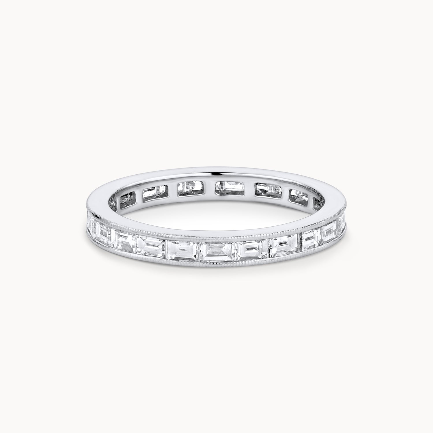 East West Baguette Channel Set Diamond Eternity Band