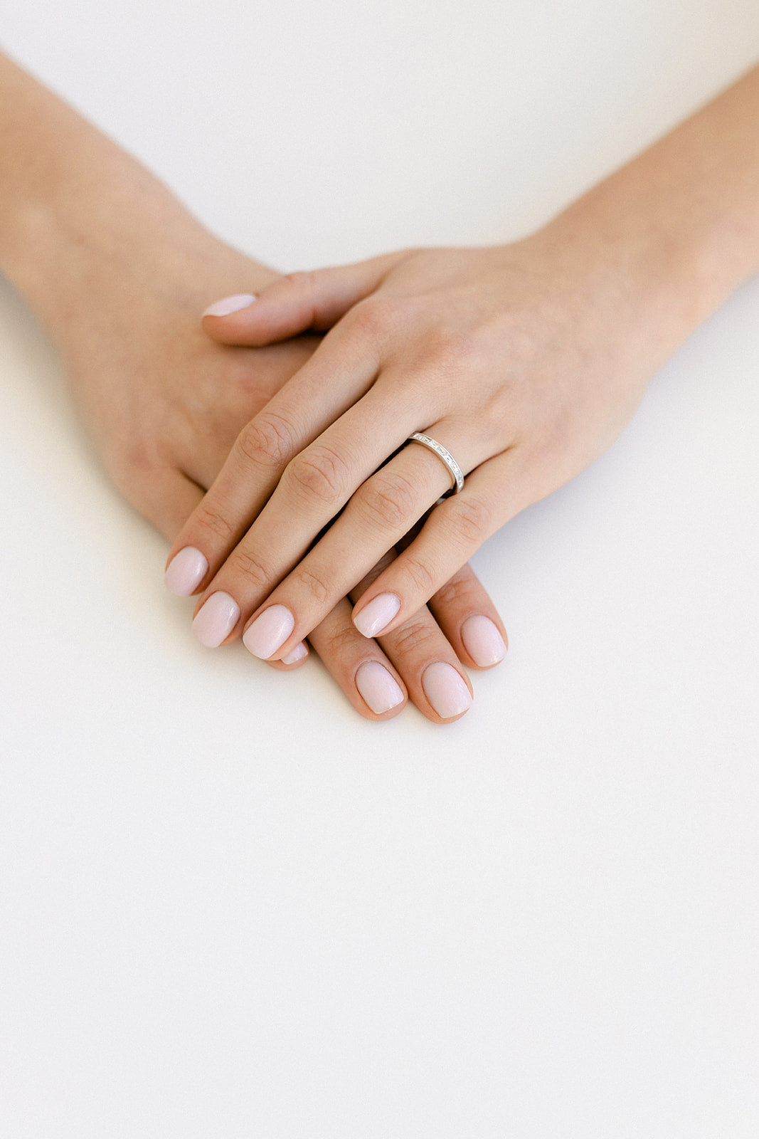 East West Baguette Channel Set Diamond Eternity Band