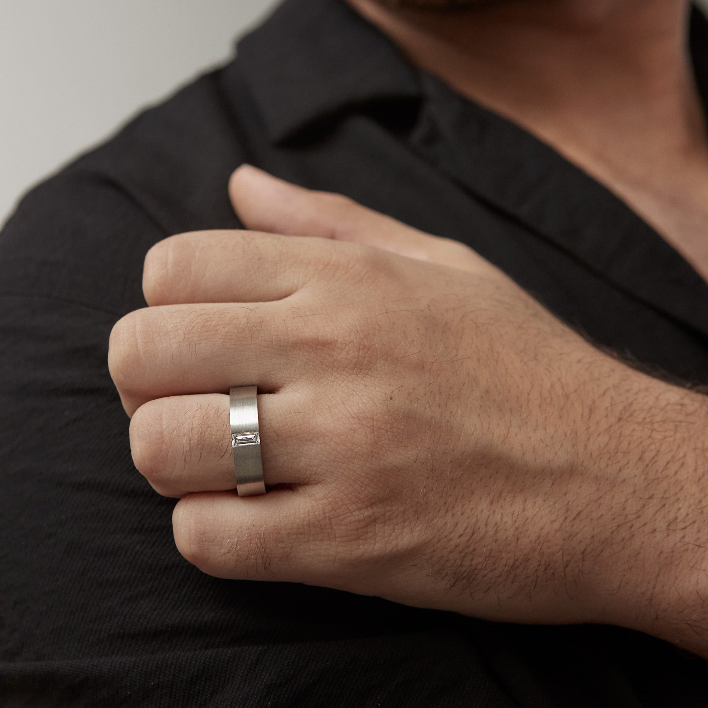 Baguette Diamond Band