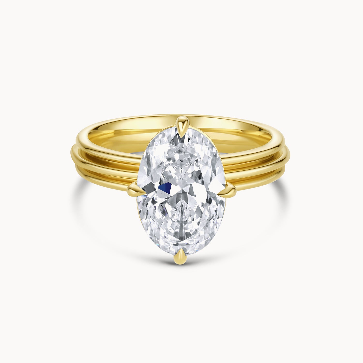 Wide Band Engagement Ring