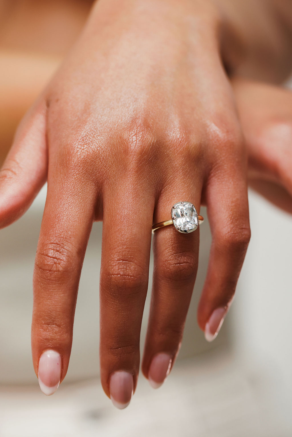 Georgian Cut Down Engagement Ring