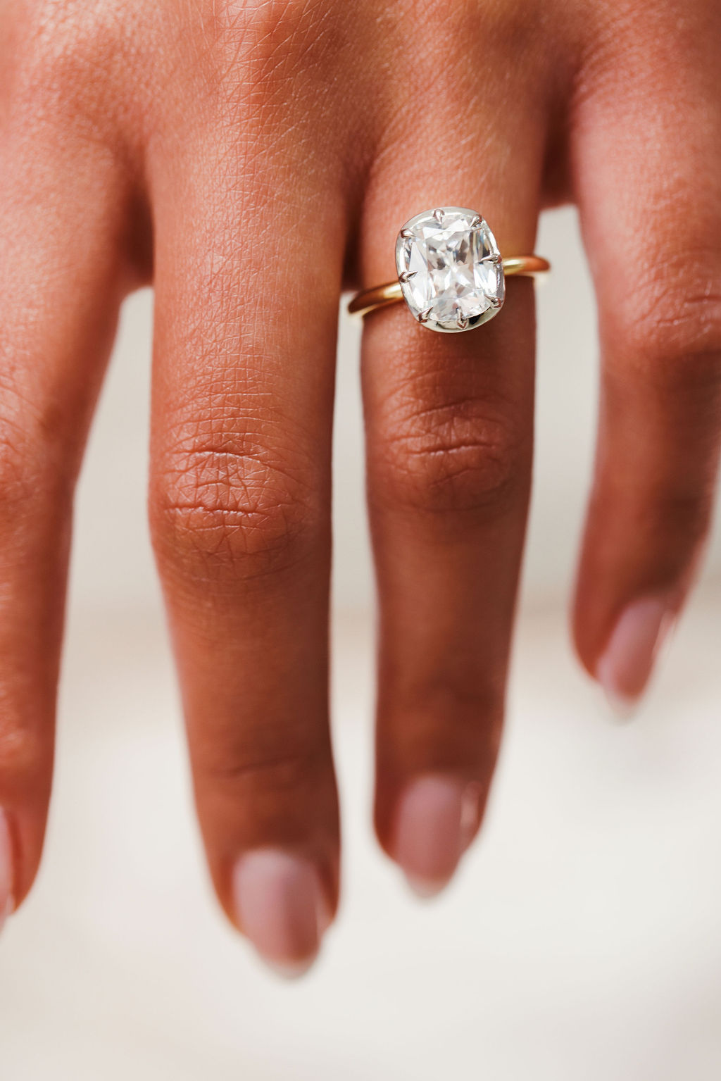 Georgian Cut Down Engagement Ring