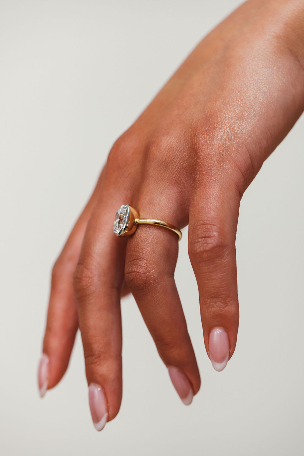 Georgian Cut Down Engagement Ring