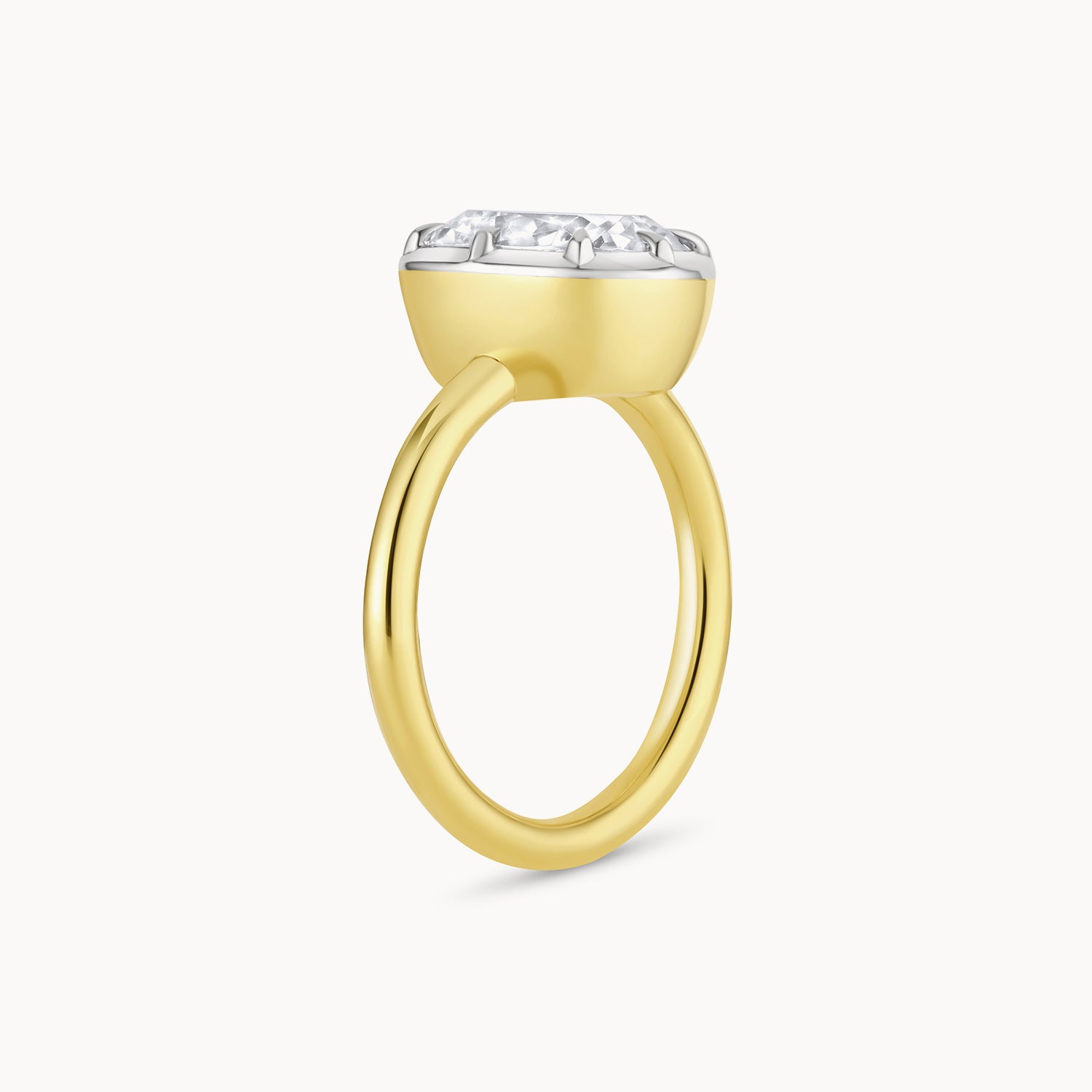 Georgian Cut Down Engagement Ring